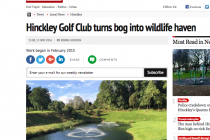 Club turns flooded bog into wildlife haven