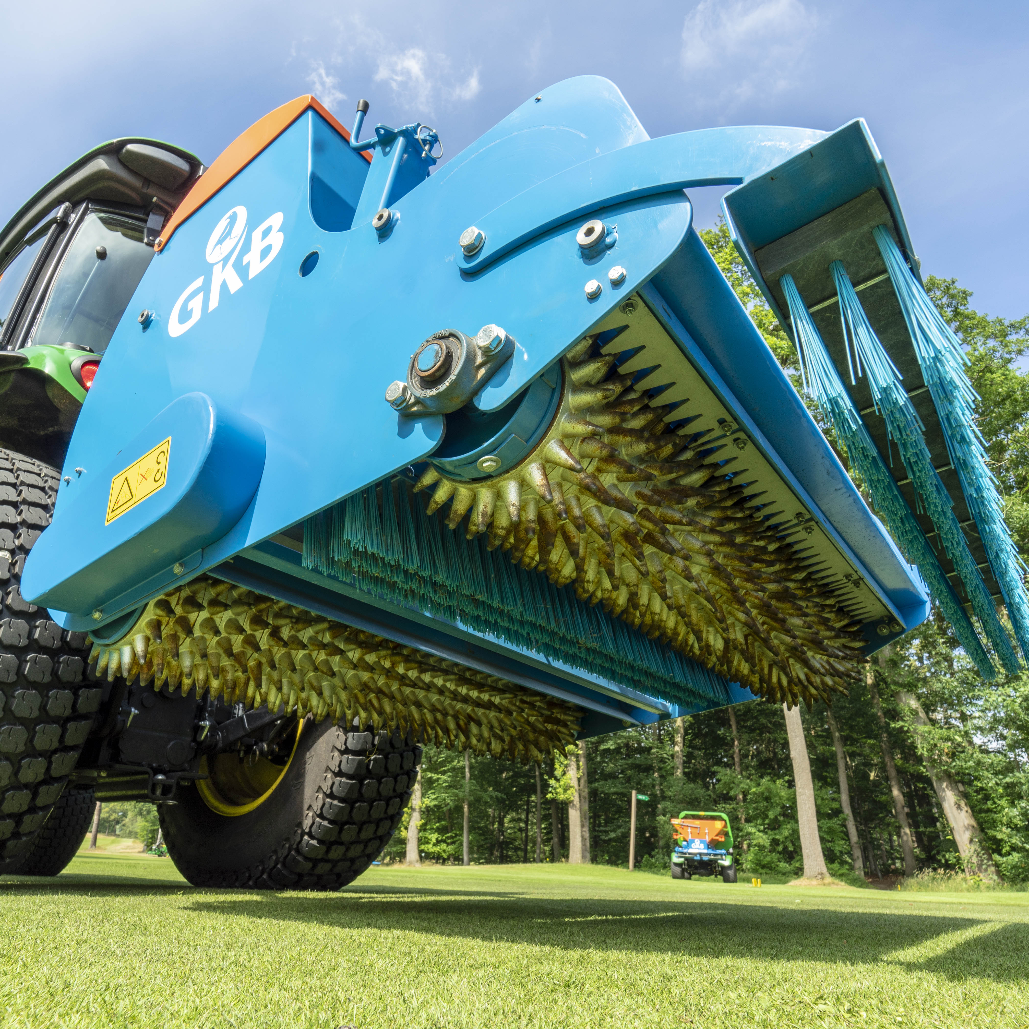 What are the latest seeding and aeration offerings to greenkeepers