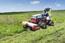 Ventrac enables mowing in the wet