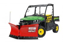 New snow blades and spreaders for John Deere Gators